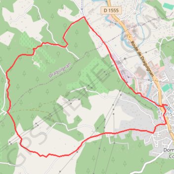 Itinéraire LES DEMOISELLE TRANS EN PROVENCE, distance, dénivelé, altitude, carte, profil, trace GPS
