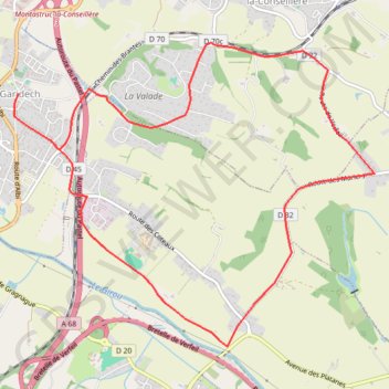 Itinéraire La pêche à Garidech !, distance, dénivelé, altitude, carte, profil, trace GPS