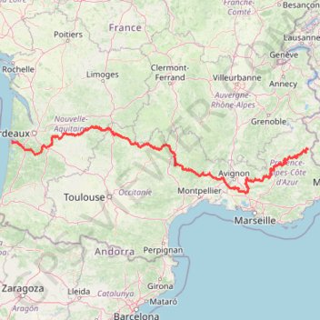 Itinéraire GR 6, distance, dénivelé, altitude, carte, profil, trace GPS