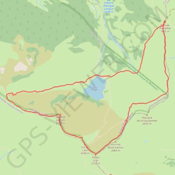 Itinéraire Sommet du Tech et Pic du Lion, distance, dénivelé, altitude, carte, profil, trace GPS