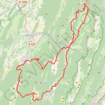 Itinéraire Le Grand Duc - Tour Pédestre de Chartreuse, distance, dénivelé, altitude, carte, profil, trace GPS