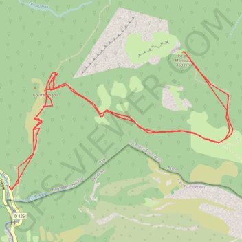 Itinéraire Pic de Monbula Vallée de Férrières Pyrénées, distance, dénivelé, altitude, carte, profil, trace GPS