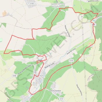 Itinéraire Les Trois Vallées, distance, dénivelé, altitude, carte, profil, trace GPS