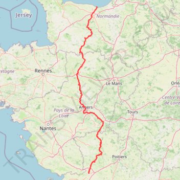 Itinéraire La Vélo Francette, distance, dénivelé, altitude, carte, profil, trace GPS
