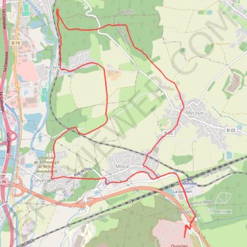 Itinéraire 2022-04-07T08:03:20.000+02:00, distance, dénivelé, altitude, carte, profil, trace GPS