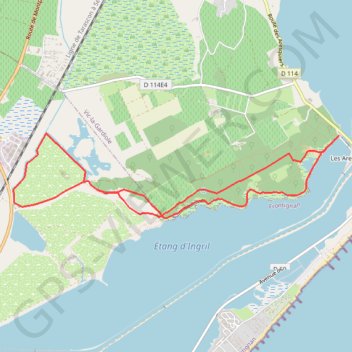 Itinéraire ITILAR034V50FZMF, distance, dénivelé, altitude, carte, profil, trace GPS