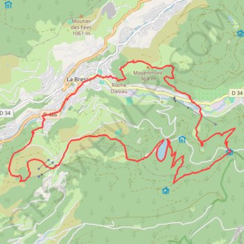 Itinéraire Une journée autour de La Bresse, distance, dénivelé, altitude, carte, profil, trace GPS