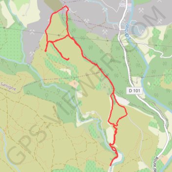 Itinéraire Conques-Vic le haut, distance, dénivelé, altitude, carte, profil, trace GPS