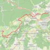 Itinéraire Le chemin de Compostelle entre Echenans-sous-Mont-Vaudois et Saulnot, distance, dénivelé, altitude, carte, profil, trace GPS