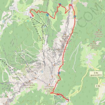 Itinéraire 1 villar de lans arzelier, distance, dénivelé, altitude, carte, profil, trace GPS