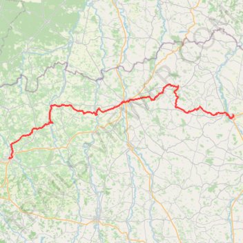 Itinéraire VOIEDUPUY_VELO_11_Lectoure Eauze 67km1020m, distance, dénivelé, altitude, carte, profil, trace GPS