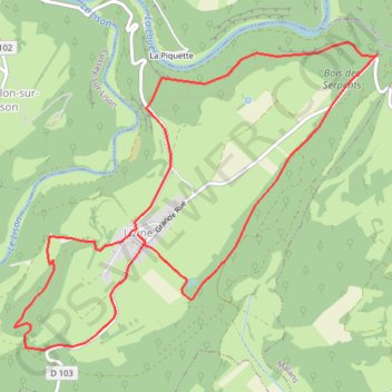 Itinéraire Lizine et ses trois belvédères, distance, dénivelé, altitude, carte, profil, trace GPS