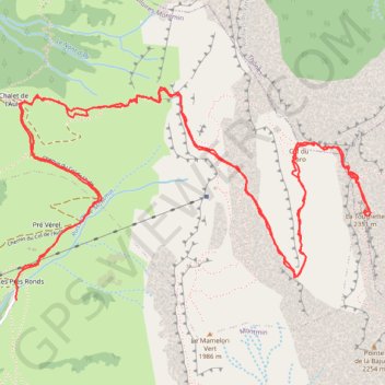 Itinéraire La Tournette, distance, dénivelé, altitude, carte, profil, trace GPS