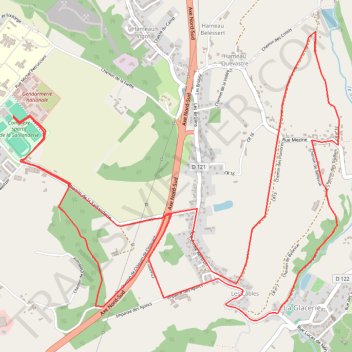 Itinéraire 1 - Parcours-10-020-km, distance, dénivelé, altitude, carte, profil, trace GPS