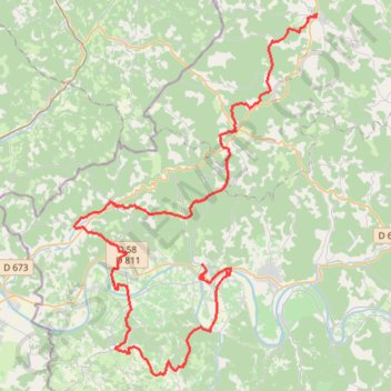 Itinéraire 🚴 Trace de Puy l'Eveque a Cazals, distance, dénivelé, altitude, carte, profil, trace GPS
