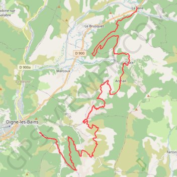 Itinéraire Jour 1 - Le Fameux variante longue, distance, dénivelé, altitude, carte, profil, trace GPS