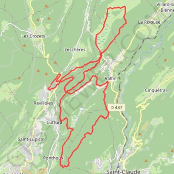 Itinéraire Le tour des prés - Ravilloles, distance, dénivelé, altitude, carte, profil, trace GPS
