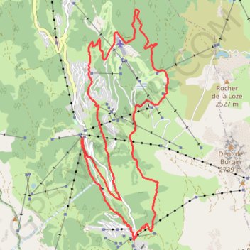 Itinéraire XC3 Adret, distance, dénivelé, altitude, carte, profil, trace GPS