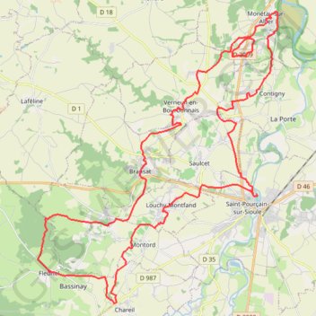 Itinéraire Festival Viticole et Gourmand, distance, dénivelé, altitude, carte, profil, trace GPS