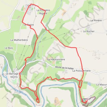 Itinéraire 6- Marche nature 9.8 km, distance, dénivelé, altitude, carte, profil, trace GPS