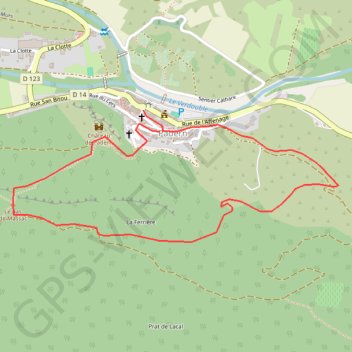 Itinéraire En Corbières - Le Château - Padern, distance, dénivelé, altitude, carte, profil, trace GPS