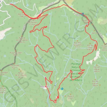 Itinéraire Ouillat-Requesn, distance, dénivelé, altitude, carte, profil, trace GPS