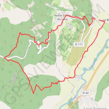 Itinéraire Circuit du LAUS, distance, dénivelé, altitude, carte, profil, trace GPS
