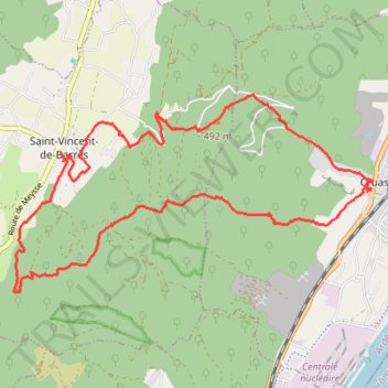 Itinéraire 7-459, distance, dénivelé, altitude, carte, profil, trace GPS