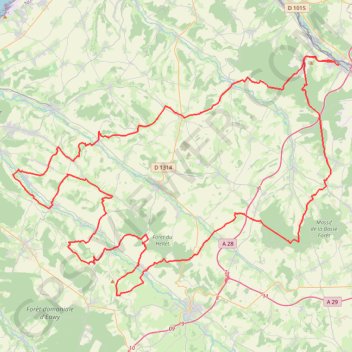 Itinéraire bresle 130 1, distance, dénivelé, altitude, carte, profil, trace GPS