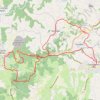 Itinéraire Chazelles-Bellegarde en Forez, distance, dénivelé, altitude, carte, profil, trace GPS