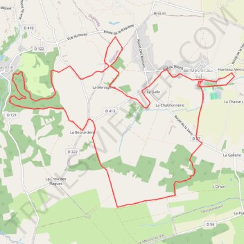 Itinéraire Parcours trail 16km, distance, dénivelé, altitude, carte, profil, trace GPS