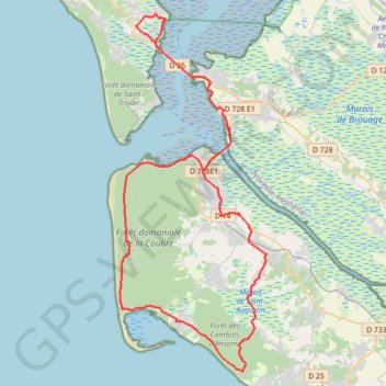 Itinéraire J4 - 82km - Chateau d'Oléron-18768139, distance, dénivelé, altitude, carte, profil, trace GPS