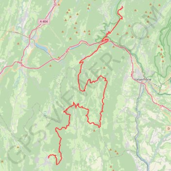 Itinéraire Grande Traversée du Jura (GTJ), distance, dénivelé, altitude, carte, profil, trace GPS