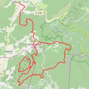 Itinéraire Circuit VTT Raid Nature Vallon, distance, dénivelé, altitude, carte, profil, trace GPS