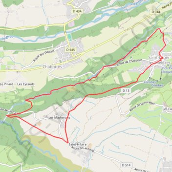 Itinéraire Sous la Hêtraie, distance, dénivelé, altitude, carte, profil, trace GPS