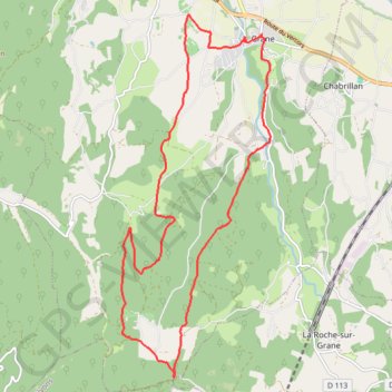 Itinéraire Vallée de la Drôme Diois - Bois de la Dame, distance, dénivelé, altitude, carte, profil, trace GPS