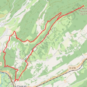 Itinéraire Montagne du Larmont, distance, dénivelé, altitude, carte, profil, trace GPS