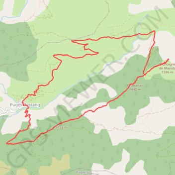 Itinéraire Montagne de Mairola, distance, dénivelé, altitude, carte, profil, trace GPS
