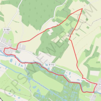 Itinéraire Les hauts de Pont-Rémy, distance, dénivelé, altitude, carte, profil, trace GPS