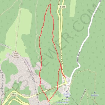 Itinéraire Les Gauras (Drôme), distance, dénivelé, altitude, carte, profil, trace GPS