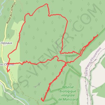 Itinéraire Col de Fontanieu, Combe W en boucle (Chartreuse), distance, dénivelé, altitude, carte, profil, trace GPS