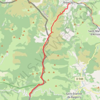Itinéraire J1 V.Classique, distance, dénivelé, altitude, carte, profil, trace GPS