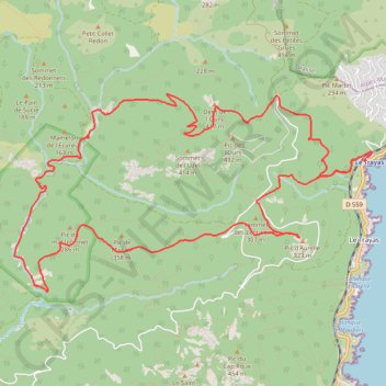 Itinéraire Les gorges du Malinfernet, distance, dénivelé, altitude, carte, profil, trace GPS
