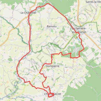 Itinéraire Autour de Banvou, distance, dénivelé, altitude, carte, profil, trace GPS