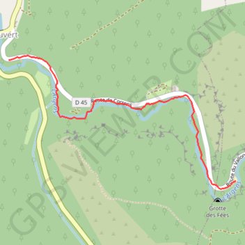 Itinéraire Châteauvert circuit retour, distance, dénivelé, altitude, carte, profil, trace GPS