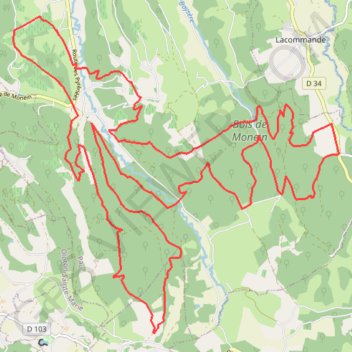 Itinéraire Raid du laring, distance, dénivelé, altitude, carte, profil, trace GPS
