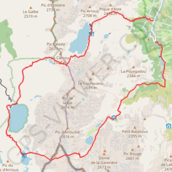 Itinéraire [Itinéraire] Le Tour du Palas en 3 jours, distance, dénivelé, altitude, carte, profil, trace GPS