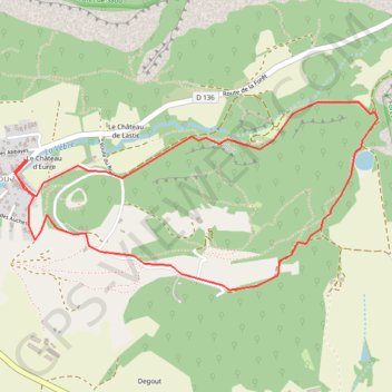 Itinéraire Entre Roc et Estang, distance, dénivelé, altitude, carte, profil, trace GPS