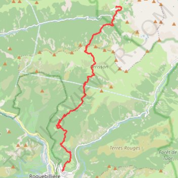 Itinéraire Tour par les cols et les crêtes, distance, dénivelé, altitude, carte, profil, trace GPS