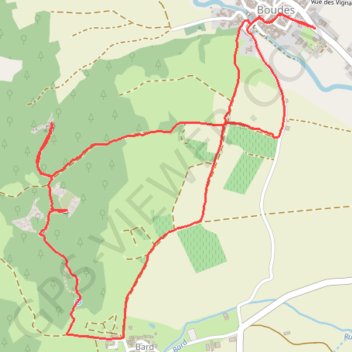 Itinéraire 3 La Vallée des Saints, distance, dénivelé, altitude, carte, profil, trace GPS